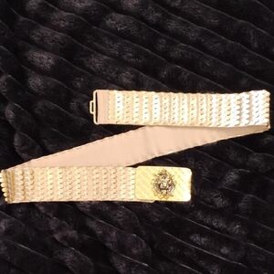 Stretch Elegant Gold Women's Belt